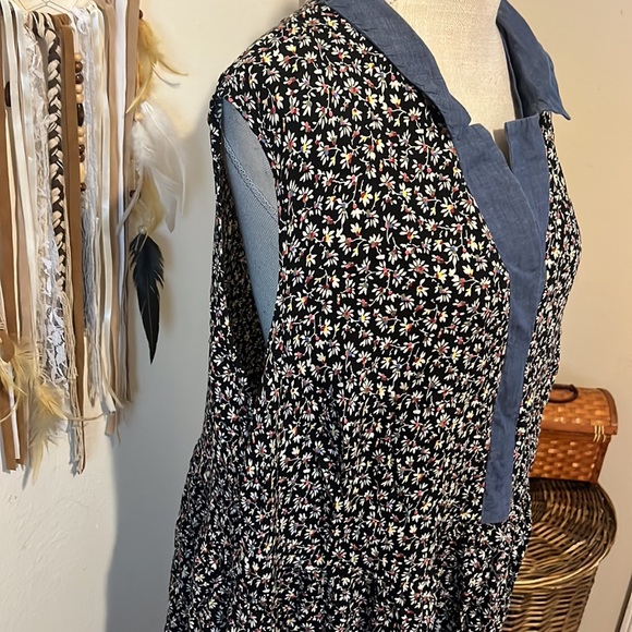 ASOS Curve Midi Floral Print Dress/ Size 22 - Picture 4 of 8